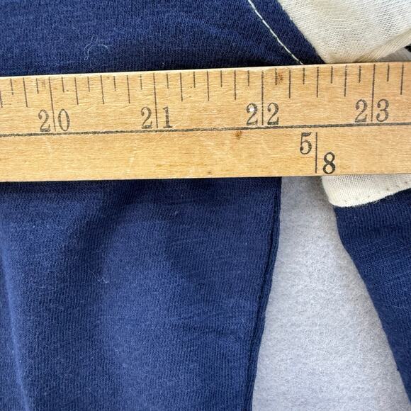 G-III Apparel Women's XL Los Angeles Rams NFL Long Sleeve T-shirt Blue Cream EUC - Picture 7 of 9